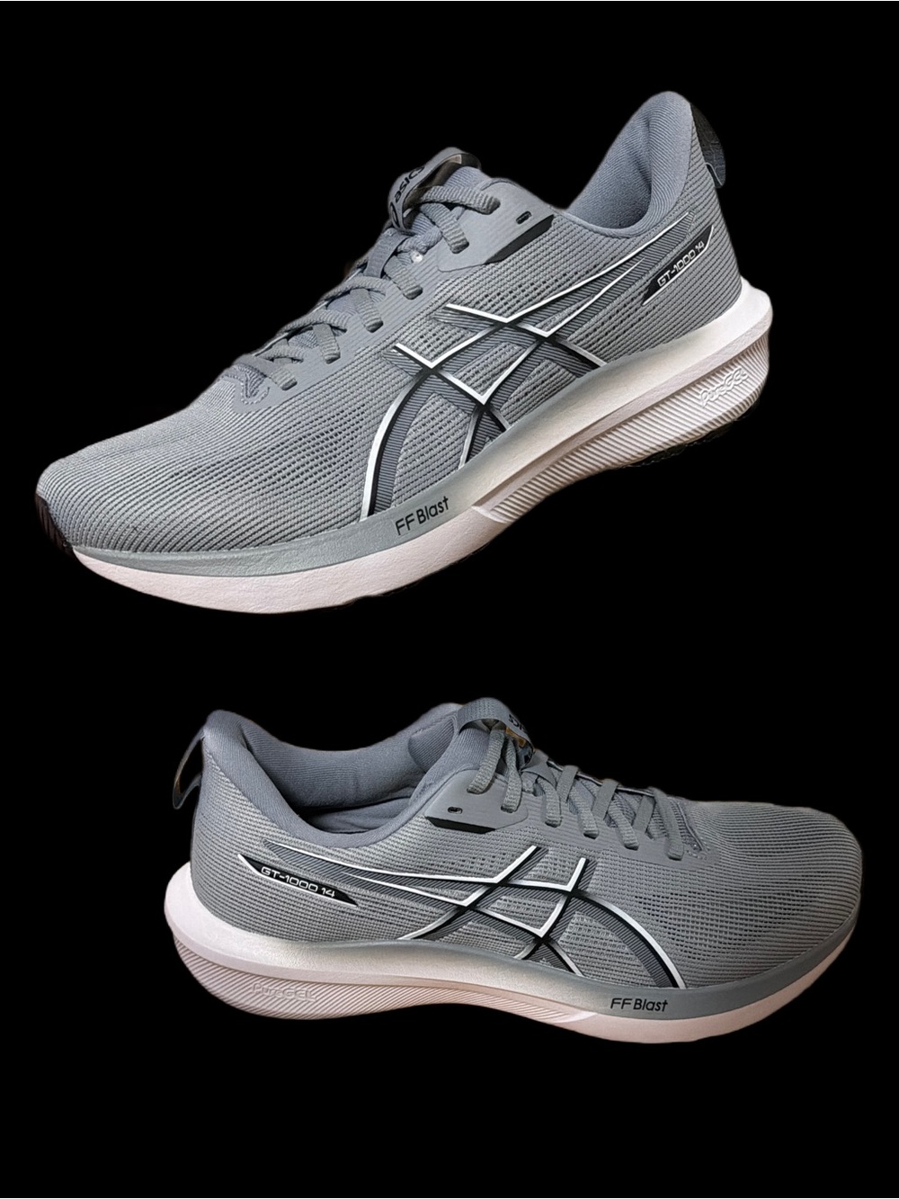 Asics GT-1000 14 Men's size 10.5 Neutral Stability Running Shoes EUC 1X